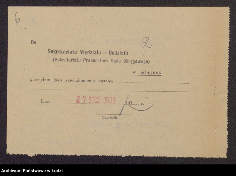 Obraz 8 z jednostki "Icek Łaznowski, Cyrla Edelbaum- sprzedaż odpadków bawełnianych"