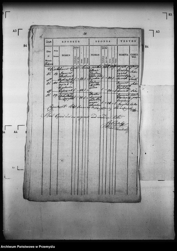 image.from.unit.number "[Kopie ksiąg metrykalnych parafii Wierzchomla Wielka z filiami Wierzchomla Mała, Zubrzyk (dekanat Muszyna)]"