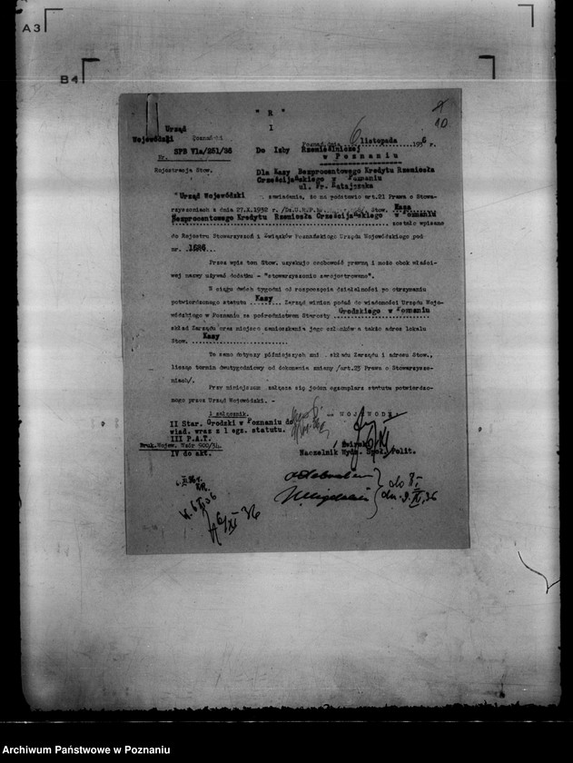 Obraz 14 z jednostki "/ Kasa Bezprocentowego Kredytu Rzemiosła Chrześcijańskiego w Poznaniu/"