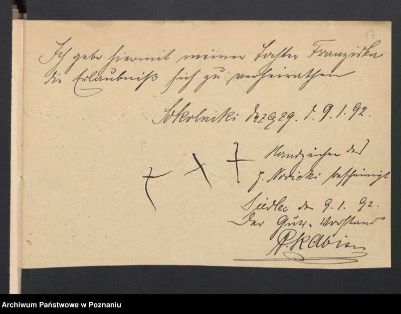 image.from.unit.number "Acta betreffend die Sammel-Akten zu den Heiratsregistern des Standesamtsbezirk Wyslawice Kreis Schroda"