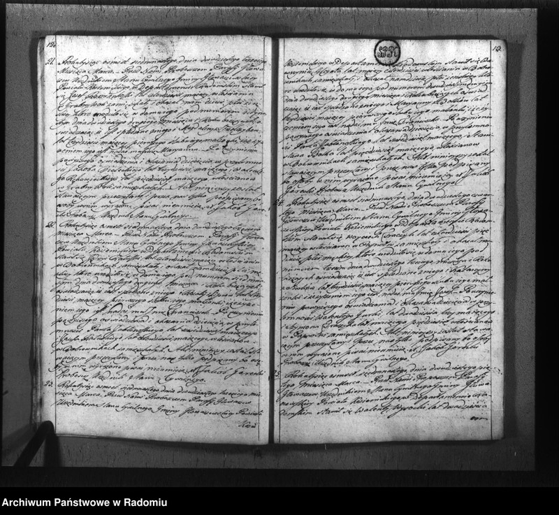 image.from.unit.number "Księga urzędnika stanu cywilnego gminy Głowaczowskiey z roku 1817"