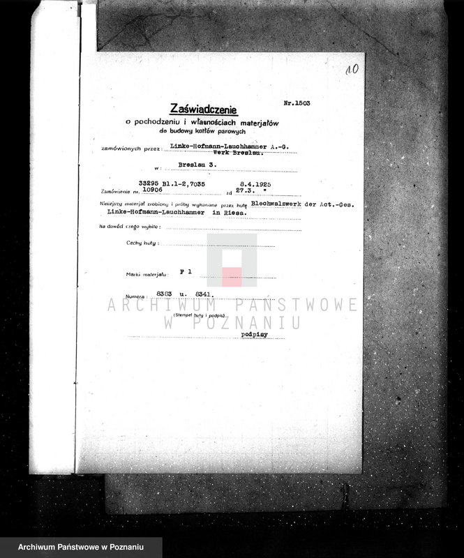 Obraz 13 z jednostki "Majętność Bodzewo pow. gostyński, gospodarstwo rolne, własność Zabel nr woj. kotła 6310"