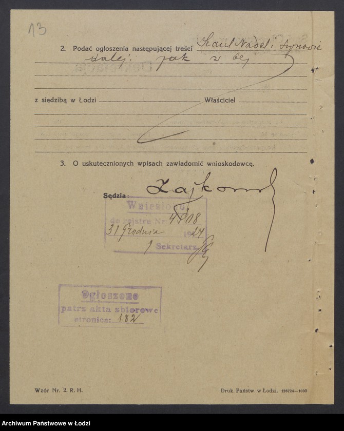 Obraz 15 z jednostki "Saul Nadel i S-ka"