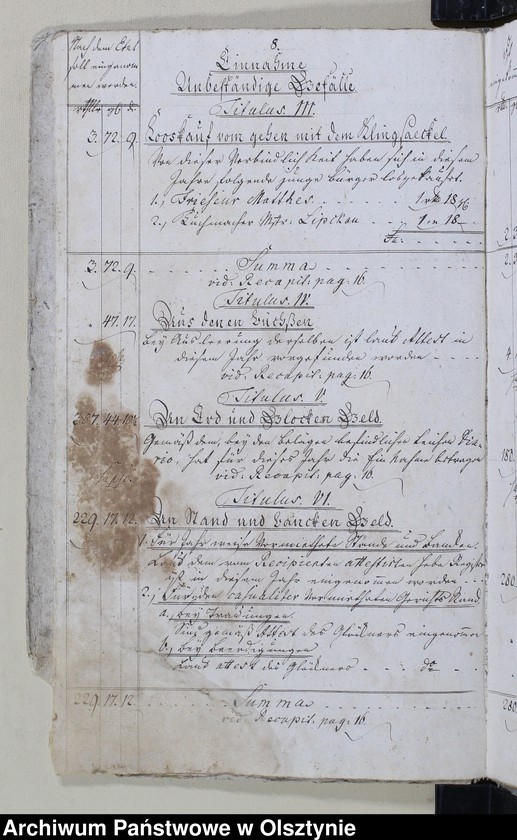 image.from.unit.number "Kirchen-Rechnung über Einnahme und Ausgabe"
