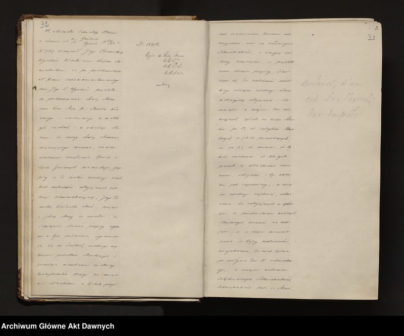 image.from.unit.number "[Protokoły posiedzeń Rady Administracyjnej Królestwa Polskiego, nr 1 - 20]."