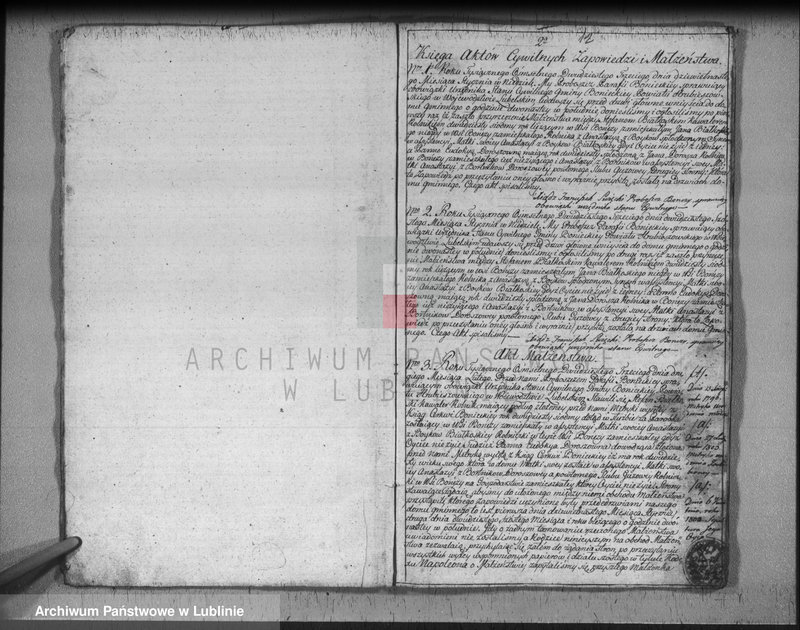 image.from.unit.number "Księga urodzeń, zapowiedzi, małżeństw i zgonów"