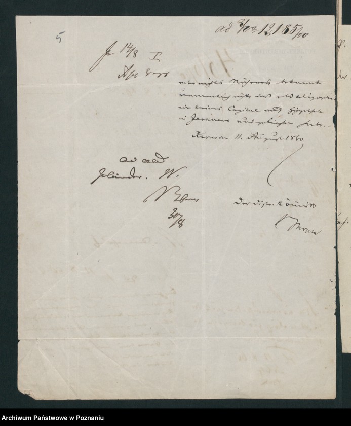 Obraz 8 z jednostki "A. betr. die Familie Waligorski Johann Miroslaus - Anastasius Wladimir"