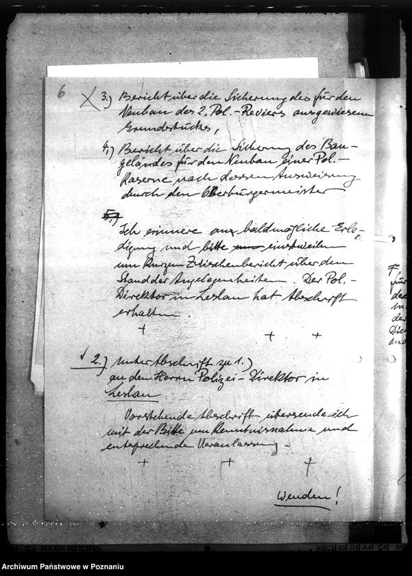 Obraz 10 z jednostki "Unterbringung der Staatlichen Polizeiverwaltung in Leslau (Włocławek)"