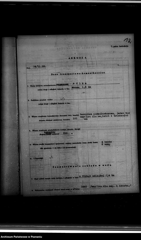 Obraz 17 z jednostki "Kwestionariusz Przemysłu Ziemniaczanego Lubań-Wronki S.A. Cegielnia w Stawie /powiat wrzesiński/"