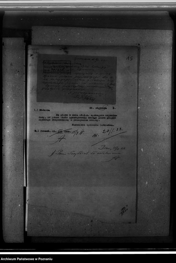 Obraz 19 z jednostki "Zarząd majętności /leśnej/ Szreniawa powiat poznański"