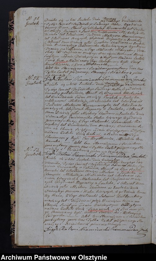 image.from.unit.number "Parafija Grzebska Duplikat Akta Urodzenia, Zeyścia, Zaślubień z Roku 1837-go"