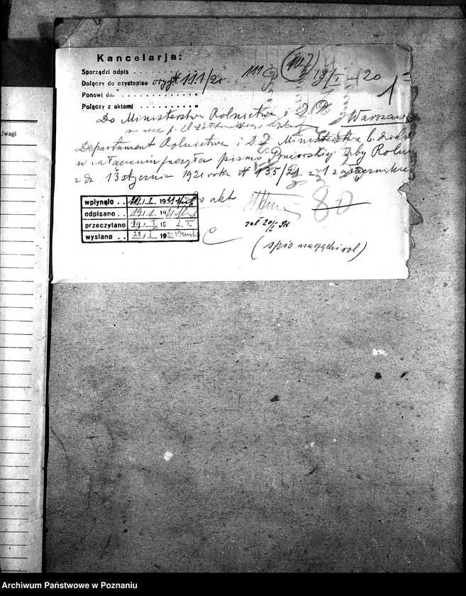 Obraz 5 z jednostki "Sprawy szczegółowo-administracyjne Maszyny rolnicze - korespondencja"