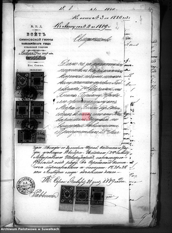 image.from.unit.number "Dokumenty o brakososčetavšichsja Evrejach v Serejskom božničnom Okruge za 1889 god"