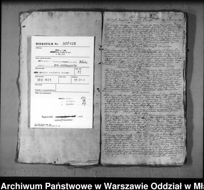 image.from.unit.number "Akta urodzin, małżeństw i zgonów"