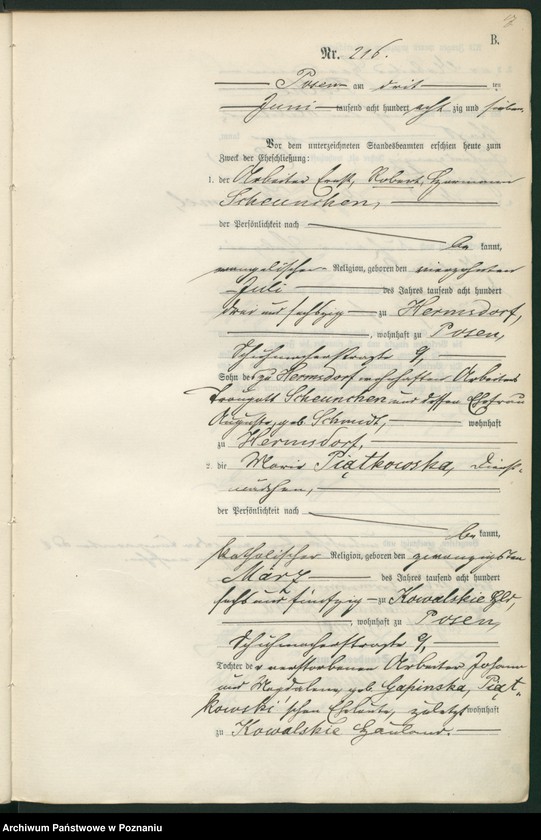 Obraz 20 z jednostki "Księga małżeństw t. II"