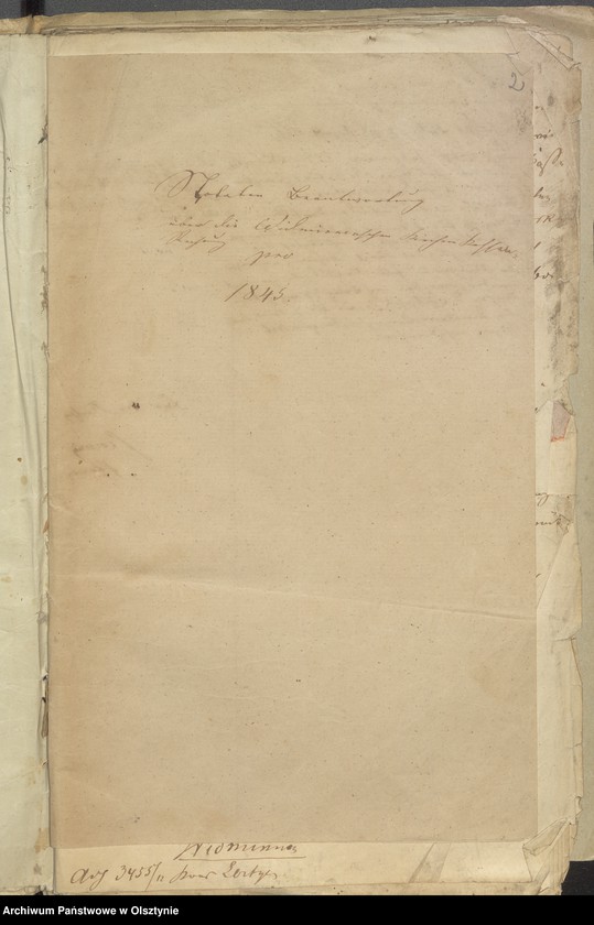 image.from.unit.number "Beläge zur Rechnung der Kirchen Kasse zu Widminnen"