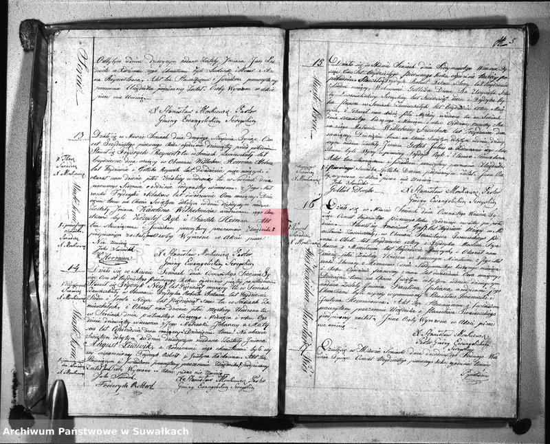 image.from.unit.number "Księga Duplicat Aktów Urodzonych, Zeszłych i Zaślubionych Proboszcza i Urzędnika Stanu Cywilnego Parafii Ewangelickiey Sereyskiey na Rok 1831-szy Sporządzony"
