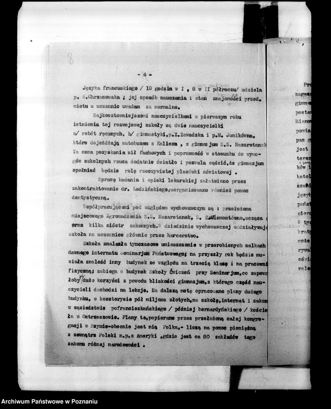 Obraz 12 z jednostki "Prywatne Gimnazjum Żeńskie Zgromadzenia SS. Najświętszej Rodziny z Nazaretu- Ostrzeszów"