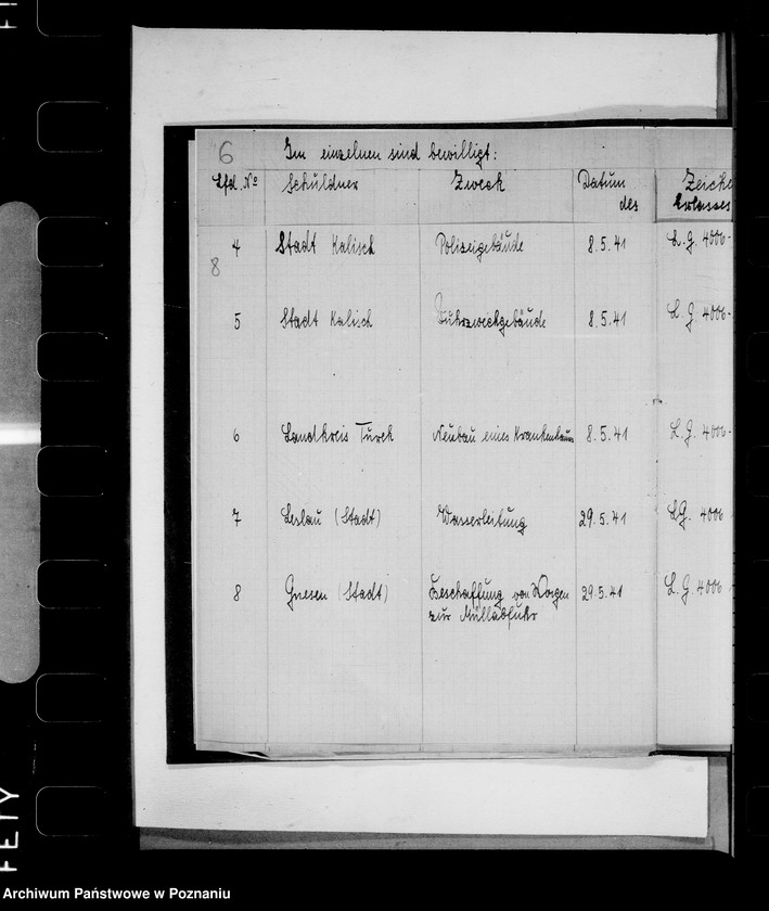 Obraz 12 z jednostki "Uebersicht über die bewilligten Aufbaudarlehen"