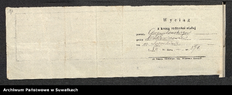 image.from.unit.number "Dowody do aktów ślubu Suwalskiego Okręgu Bożniczego 1928 rok"