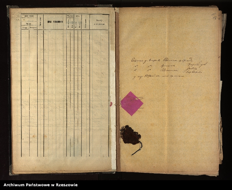 image.from.unit.number "Księga urodzeń, małżeństw i zgonów dla miejscowości Jasień, Ustrzyki Dolne, Strwiążyk"