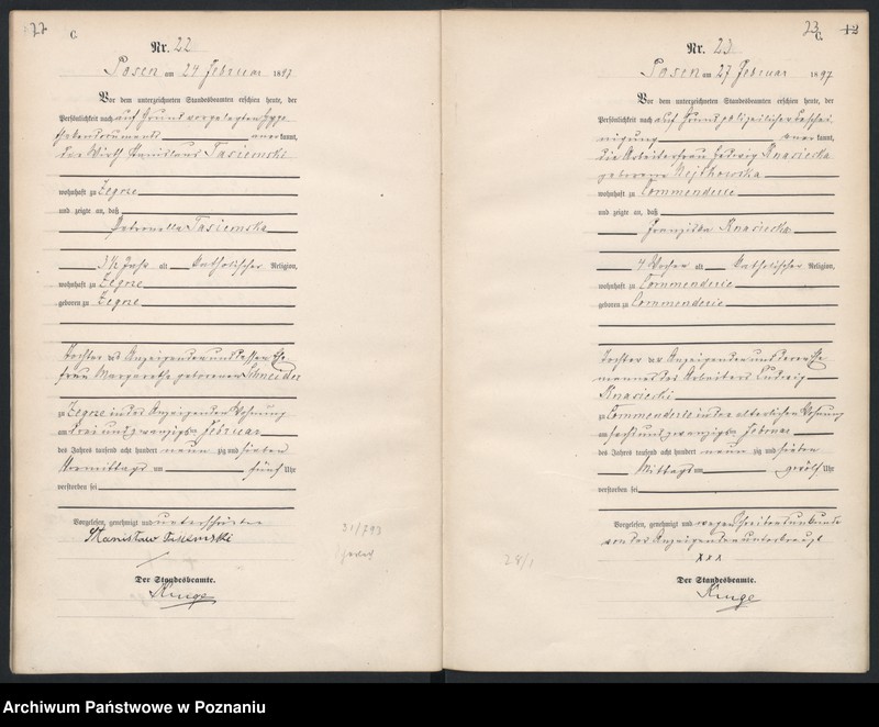 Obraz 14 z jednostki "Księga zgonów"