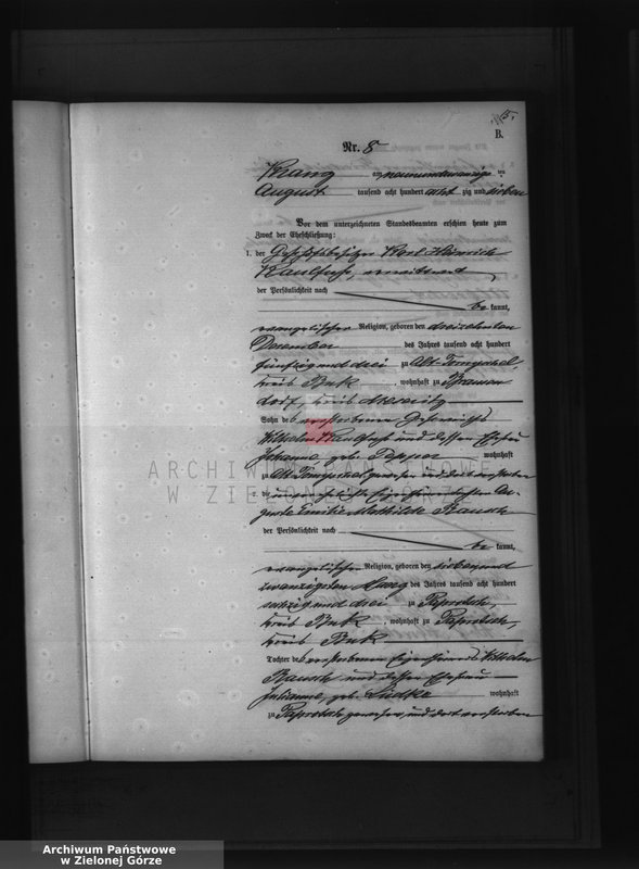 Obraz 17 z jednostki "Heirats-Haupt-Register"