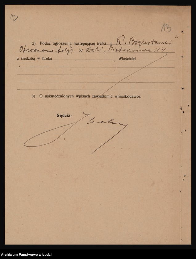 Obraz 15 z jednostki "Karol Bogusławski - handel szkłem i porcelaną"