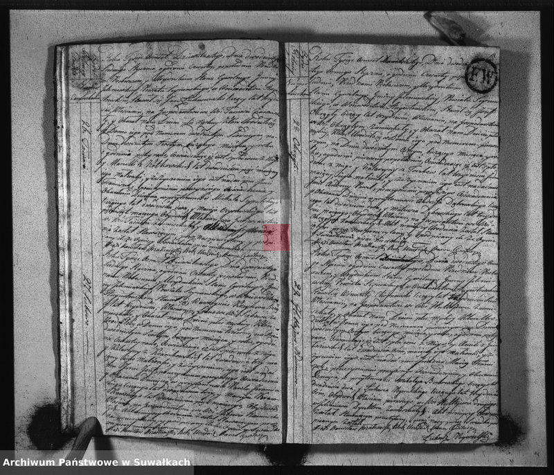 Obraz 10 z jednostki "Akta Urzędnika Stanu Cywilnego Urodzonych w Gminie Jeleniewskiey, od Dnia 1-go Miesiąca Stycznia 1819 do ostatniego Grudnia tegoż Roku."