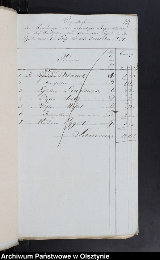 image.from.unit.number "Beläge zur Rechnung über Einnahme und Ausgabe der Litthauischen Elementar Schule auf dem Sackheim zu Königsberg"