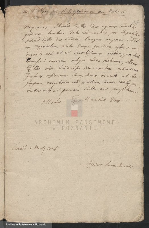 Obraz 18 z jednostki "Księga radziecka - korespondencja; język niemiecki, polski, łaciński"