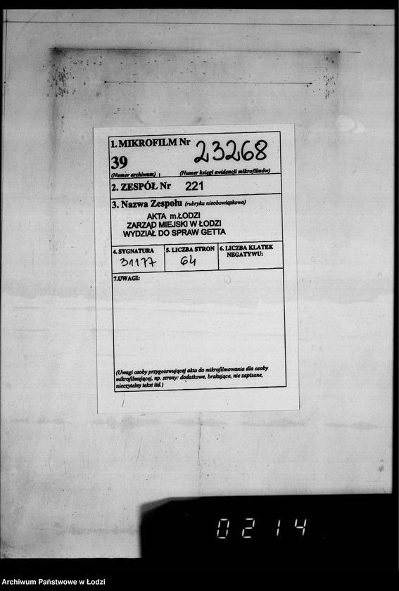 Obraz 2 z jednostki "Korrespondenz betr.Versicherung der im Getto zur Konfektionierung umlaufenden Wehrmachtsuniformen und Aufstellung über ausgeführte Transporte."