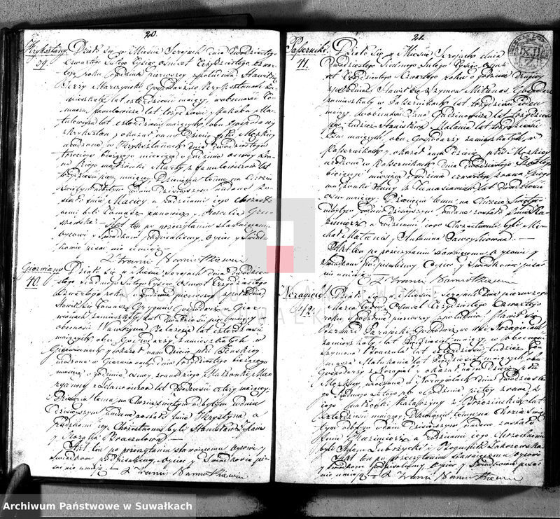 image.from.unit.number "Duplikat aktów urodzonych, zaślubionych i zmarłych w parafii sereyskiey w dekanacie łoździejskim z roku 1834"