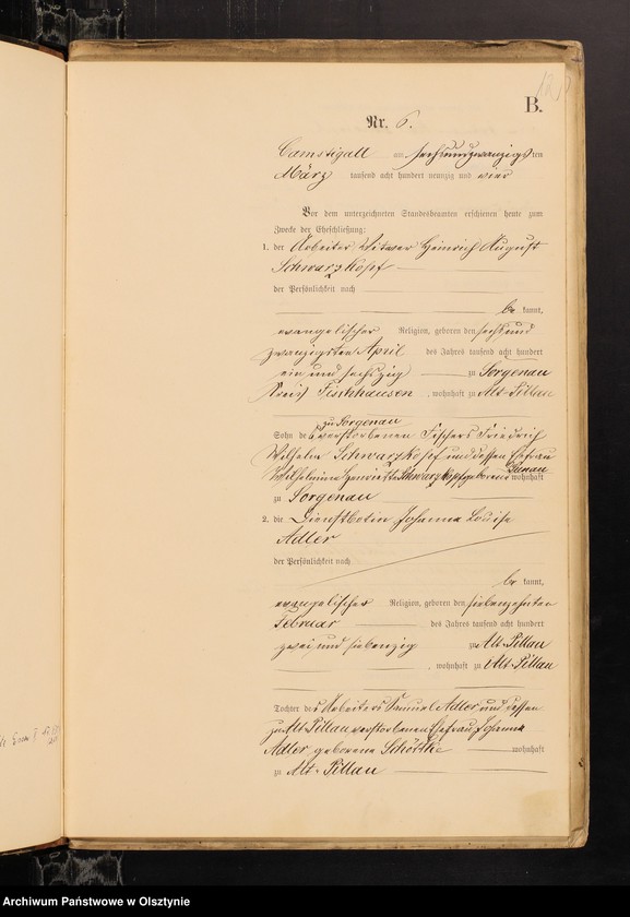 image.from.unit.number "Heiraths-Haupt-Register Nr 1 - 30"