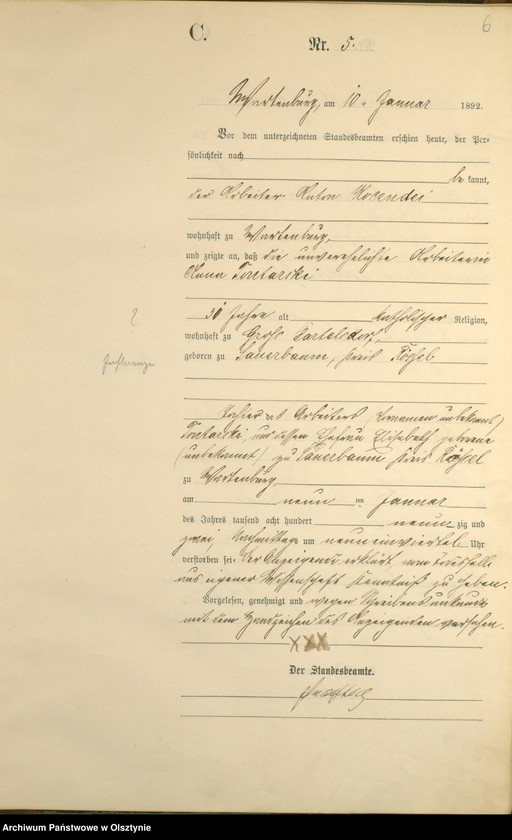 image.from.unit.number "Sterbe-Haupt-Register Nr 1 - 150"