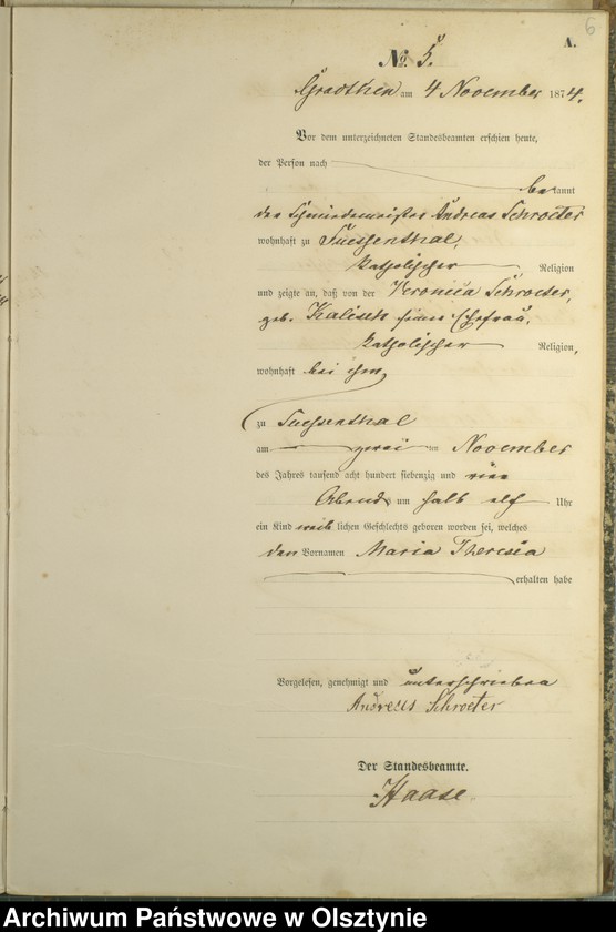 image.from.unit.number "Haupt-Geburts-Register Nr 1 - 19"