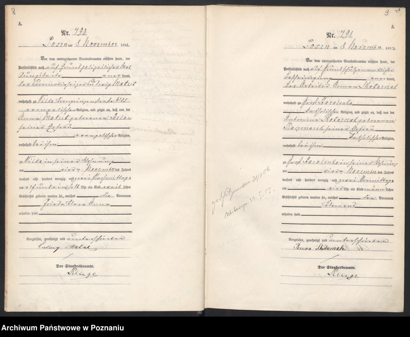 Obraz 7 z jednostki "Księga urodzeń t. II"