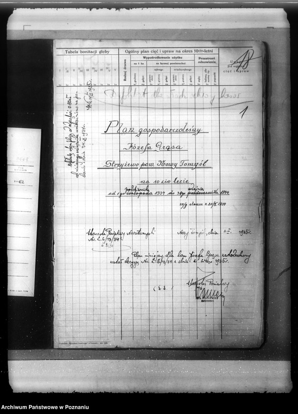 Obraz 5 z jednostki "Program gospodarczy lasu Strzyżewo w powiecie nowotomyskim 1934-1944"