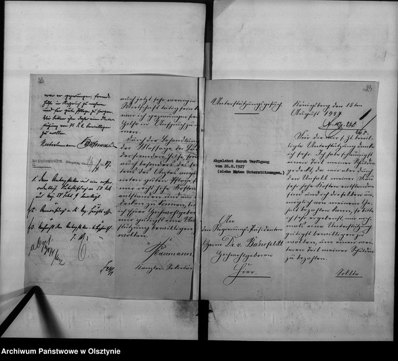 image.from.unit.number "Personal-Akten für den Kanzlei Sekrär Plaumann [Friedrich Karl]"