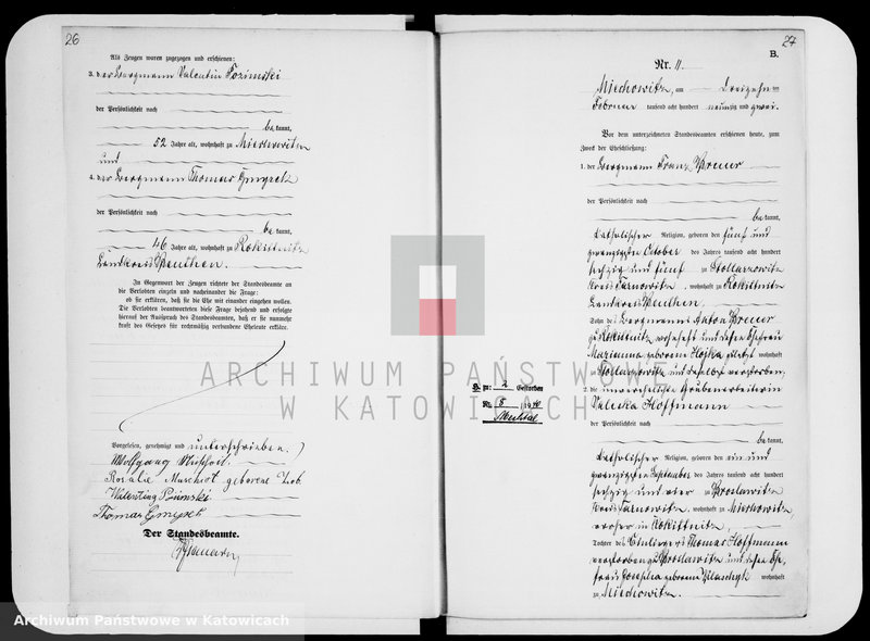 image.from.unit.number "Księga małżeństw za rok 1892 [nr 1 - 105]"