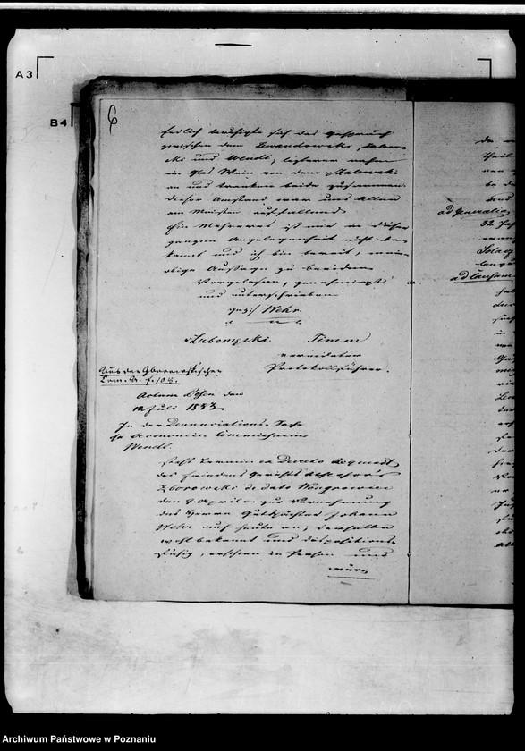 Obraz 10 z jednostki "Akta in Denuntiationssachen wider den Oekonomiekommissarius Wendt zu Wągrowiec."