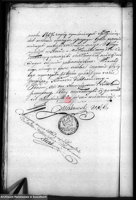 image.from.unit.number "Dowody do Akt Zaślubionych Urzędnika Stanu Cywilnego Wyznania Moyżeszowego Okręgu Suwalskiego z roku 1834"