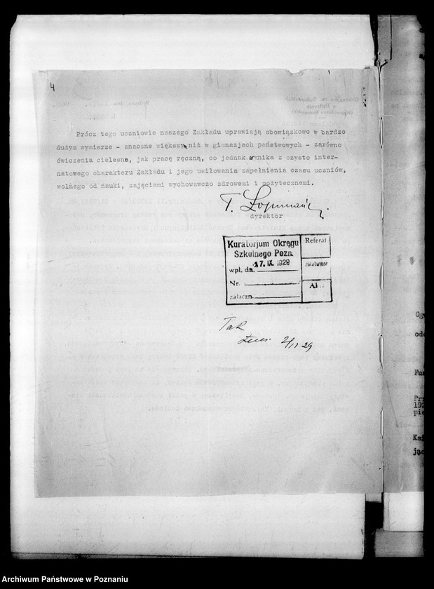 Obraz 8 z jednostki "Prywatne Gimnazjum imienia Sułkowskich- Rydzyna"