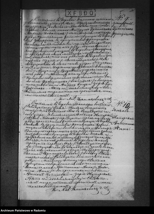 image.from.unit.number "[Duplikat akt urodzonych, zaślubionych i zmarłych parafii Bieliny za 1879 r.]"