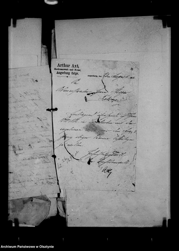 image.from.unit.number "/Korrespondenz der Deutschen Landwirtschafts Gesellschaft u. der Rechtsanwälte Steller, Axt u. Landsberger mit Dr. Stieger- Rehsau/"
