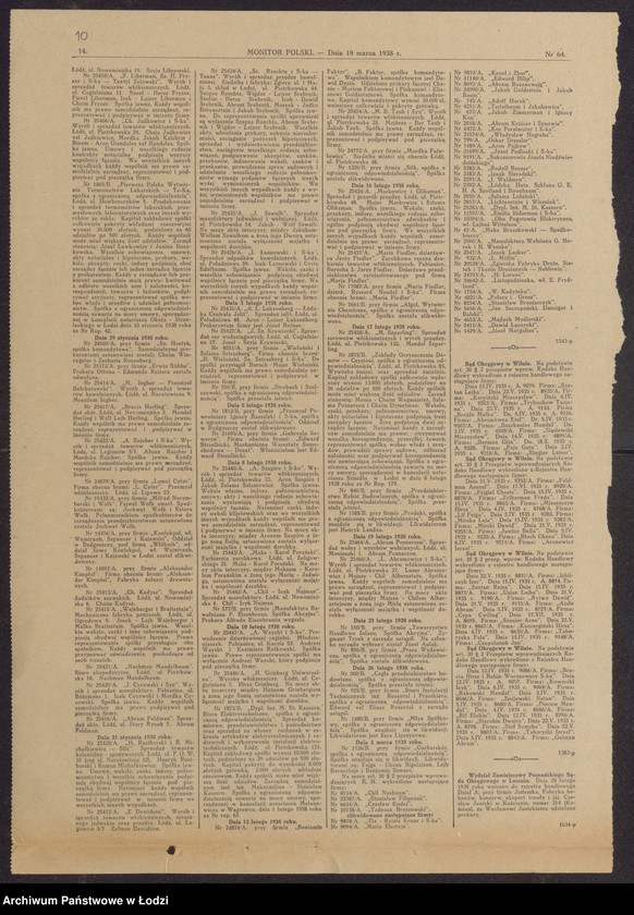 Obraz 12 z jednostki "Izrael Benedykt- wyroby włókiennicze"