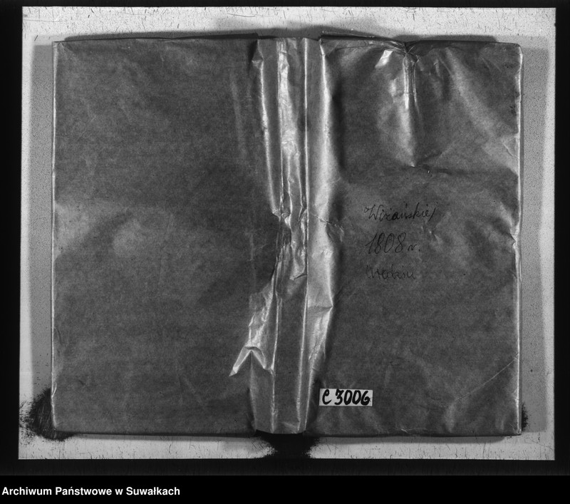 image.from.unit.number "Księga do zapisywania aktów cywilnych urodzenia gminy wiżajńskiey, departamentu łomżyńskiego, powiatu kalwaryjskiego"