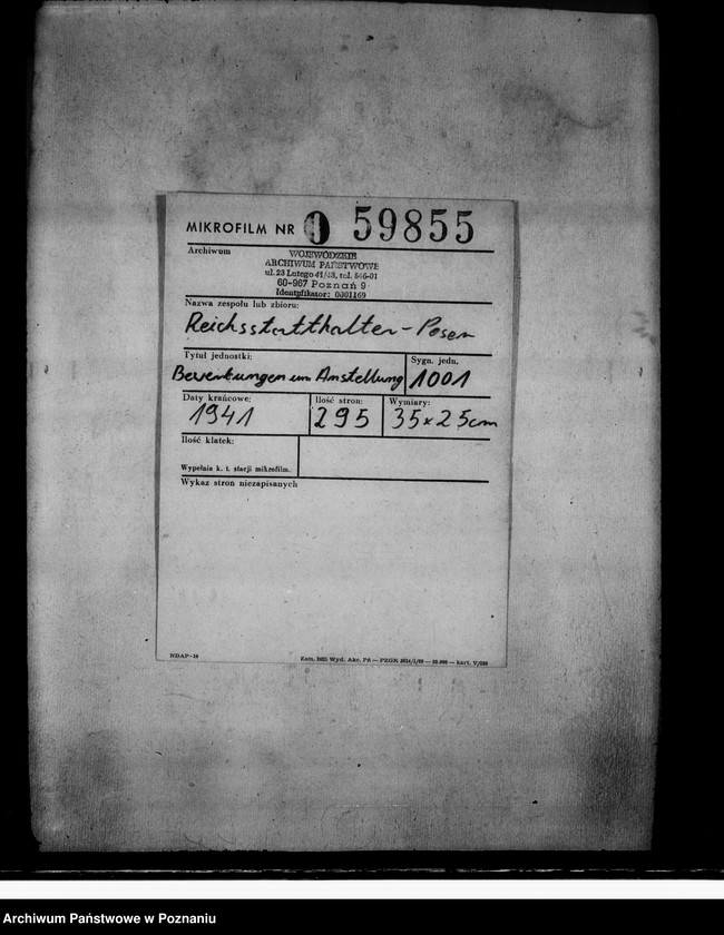 Obraz 2 z jednostki "Bewerbungen um Anstellung"