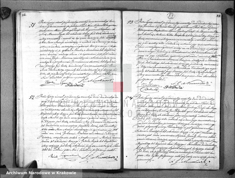 image.from.unit.number "AKTA URODZIN Parafii S go Floryana na Rok 1854"