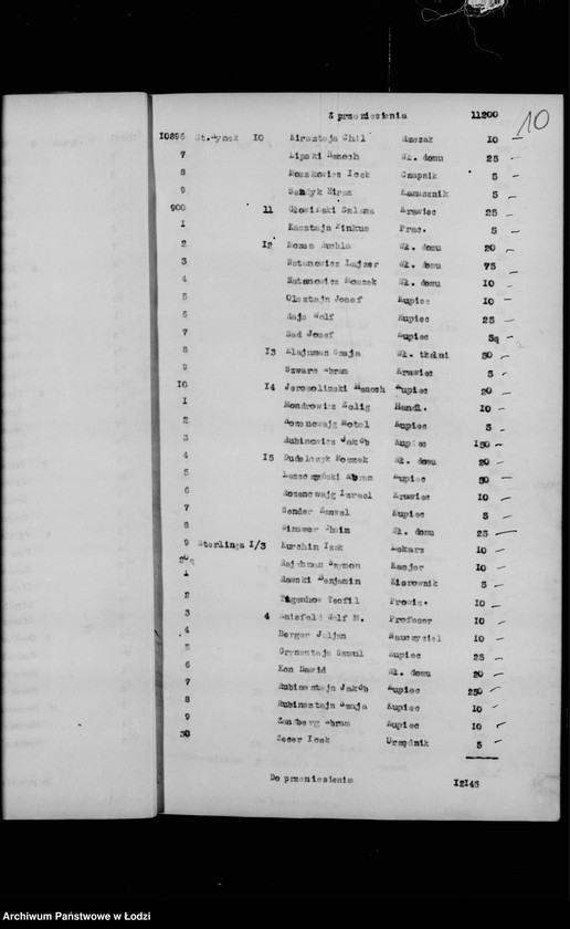 Obraz 13 z jednostki "Rejestr poborczy"